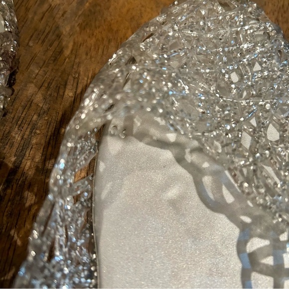 Kunsto Women's Jelly Silver Flats EU size 36/ US 5.5 - Picture 4 of 4